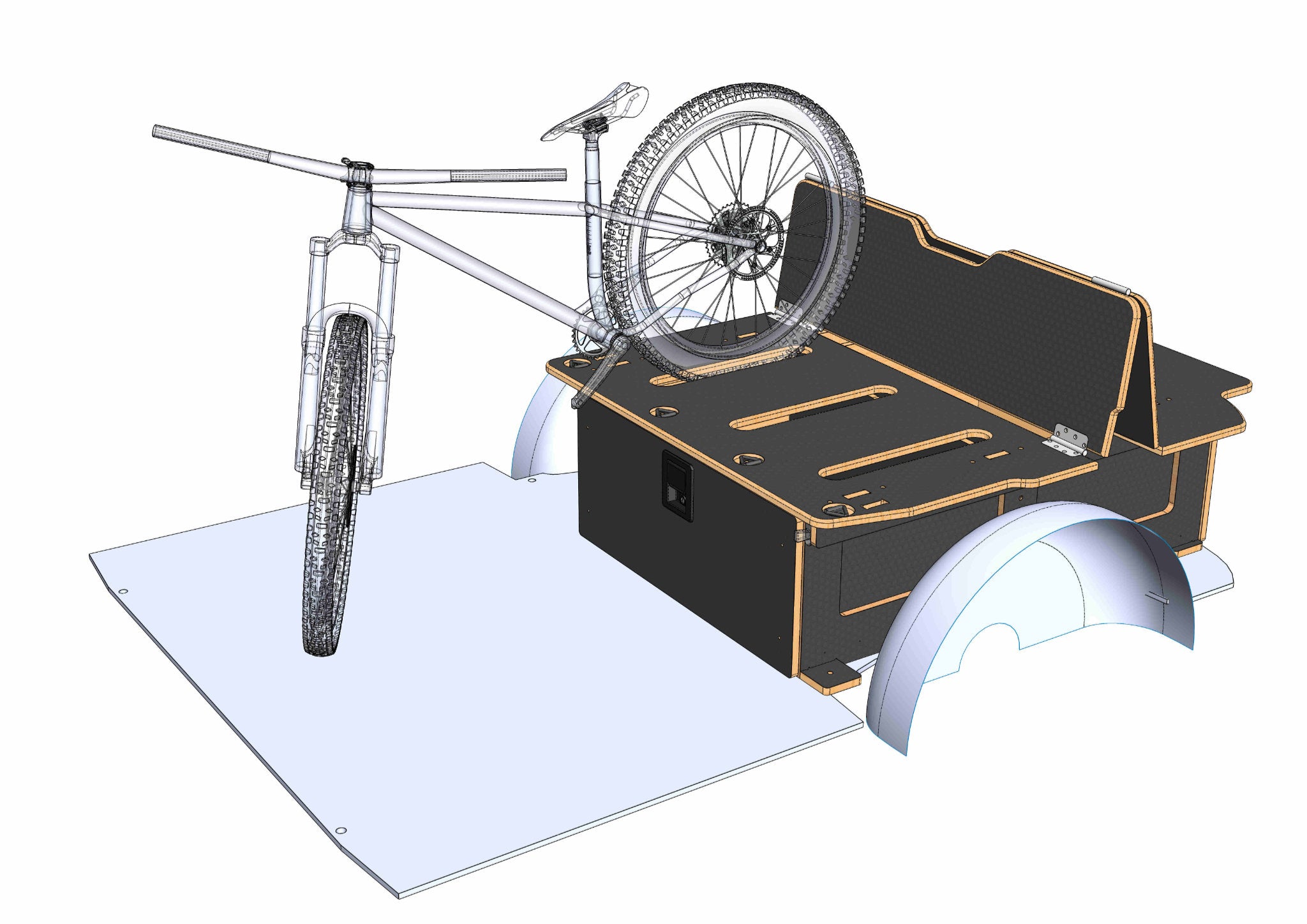 Piggl BIKE-BED for Volkswagen Transporter Campervan Conversions